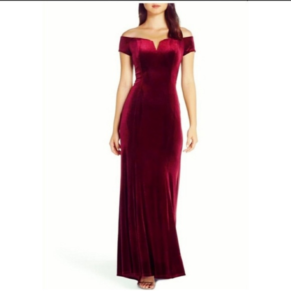 Like New Vince Camuto Velvet Gown, Sz. 8 - Picture 1 of 7